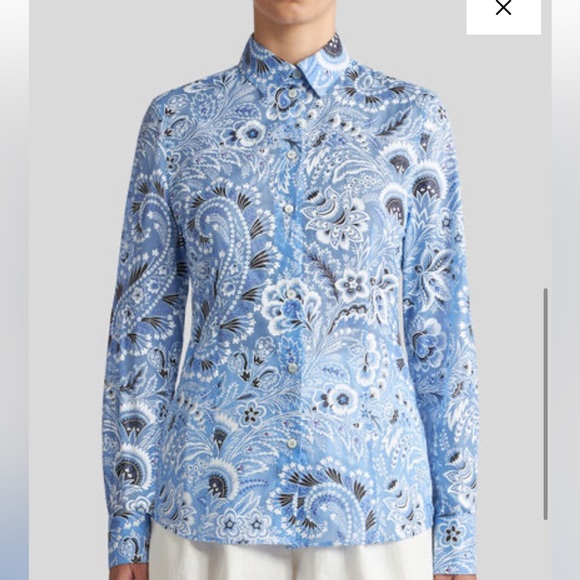 ETRO slim fit striped button down - Picture 8 of 8